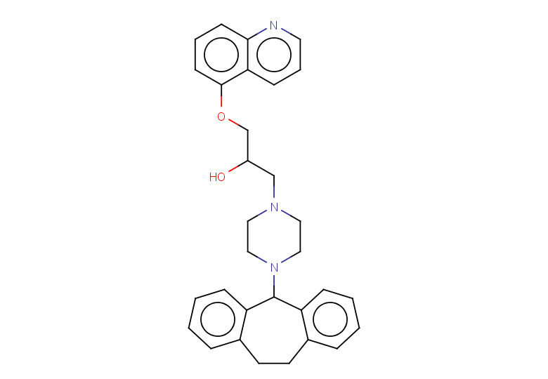 1-(quinolin-5-yloxy)-3-(4-{tricyclo[9.4.0.0,3,8]pentadeca-1(15),3,5,7,11,13-hexaen-2-yl}piperazin-1-yl)propan-2-ol