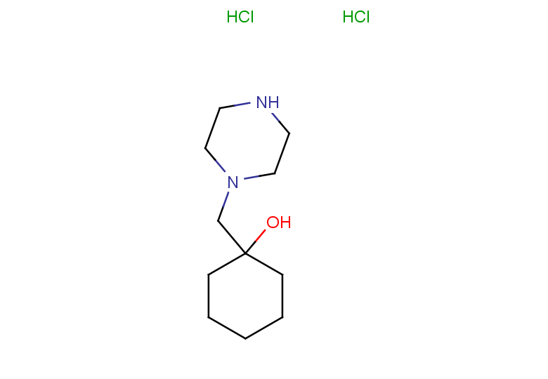 1-[(piperazin-1-yl)methyl]cyclohexan-1-ol dihydrochloride