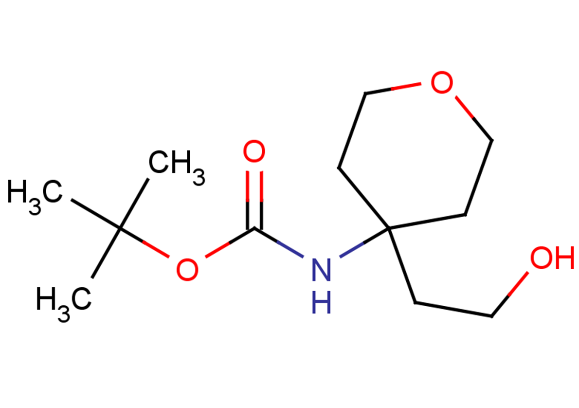tert-butyl N-[4-(2-hydroxyethyl)oxan-4-yl]carbamate
