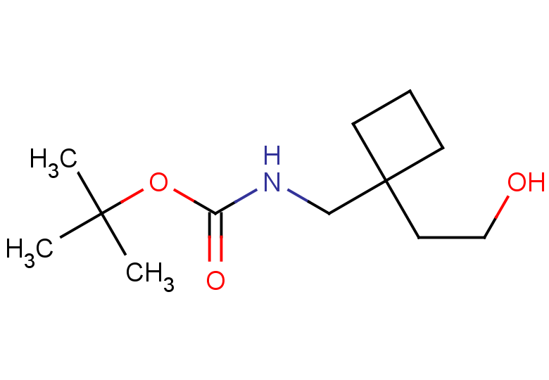 tert-butyl N-{[1-(2-hydroxyethyl)cyclobutyl]methyl}carbamate
