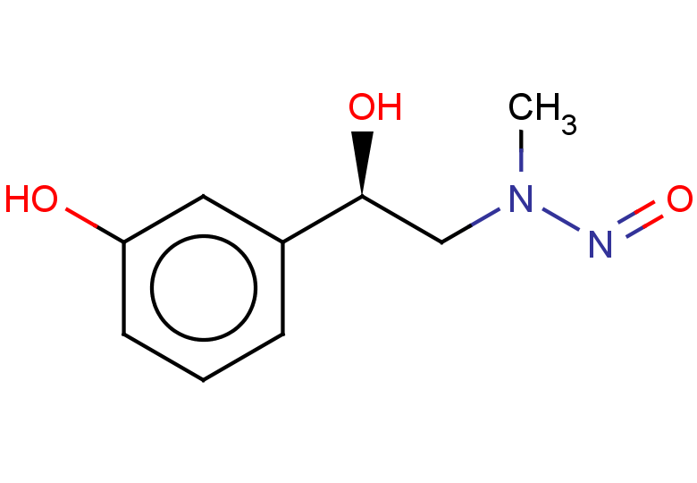 3-[(1R)-1-hydroxy-2-[methyl(nitroso)amino]ethyl]phenol