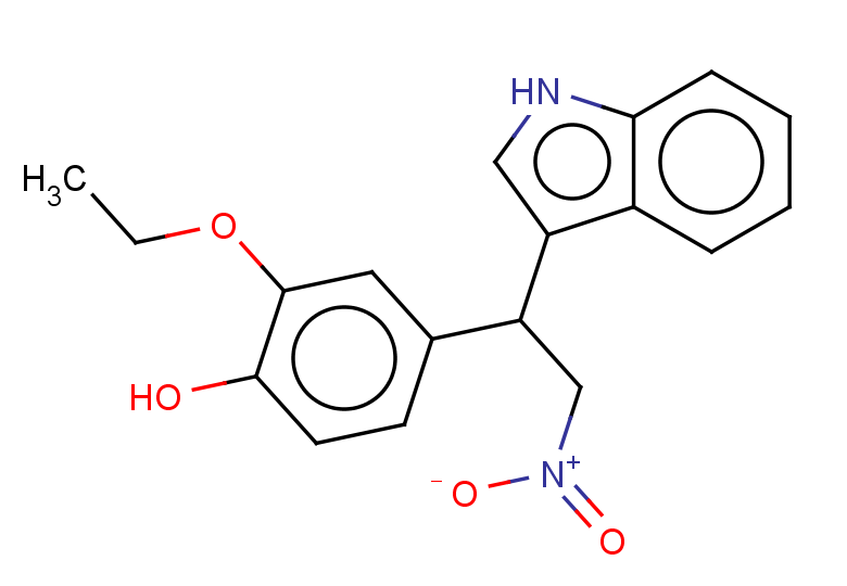 2-ethoxy-4-[1-(1H-indol-3-yl)-2-nitroethyl]phenol