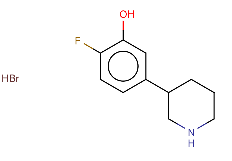 2-fluoro-5-(piperidin-3-yl)phenol hydrobromide