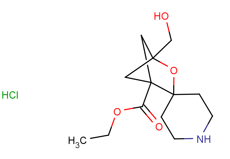 ethyl 4-(hydroxymethyl)-3-oxaspiro[bicyclo[2.1.1]hexane-2,4'-piperidine]-1-carboxylate hydrochloride