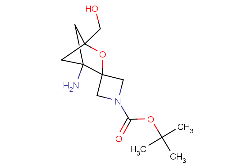 tert-butyl 1'-amino-4'-(hydroxymethyl)-3'-oxaspiro[azetidine-3,2'-bicyclo[2.1.1]hexane]-1-carboxylate
