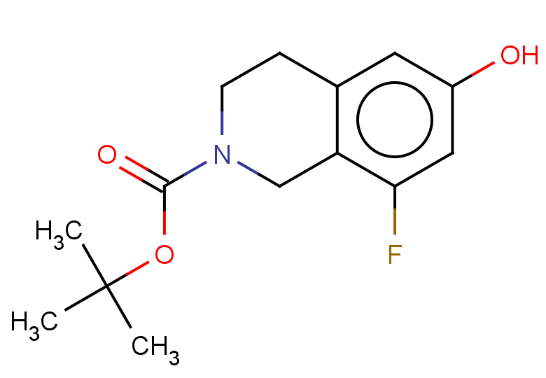 tert-butyl 8-fluoro-6-hydroxy-1,2,3,4-tetrahydroisoquinoline-2-carboxylate