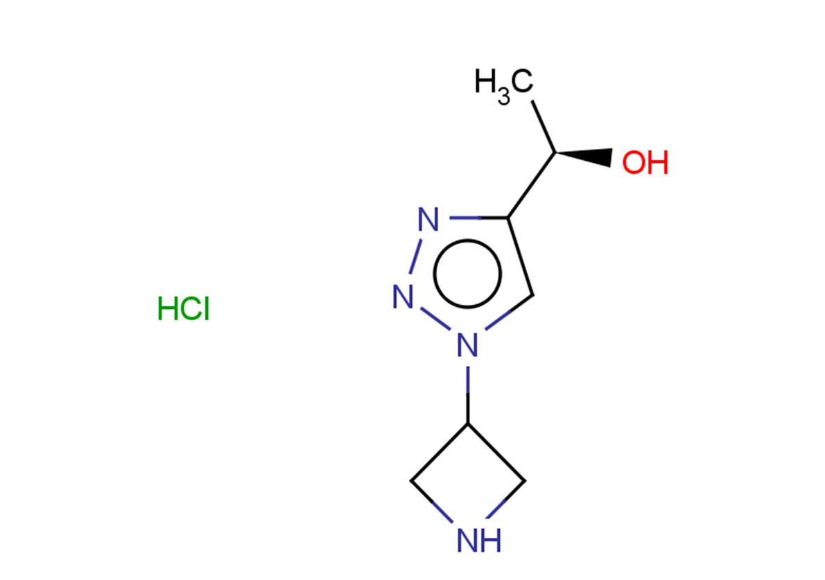 (1R)-1-[1-(azetidin-3-yl)-1H-1,2,3-triazol-4-yl]ethan-1-ol hydrochloride