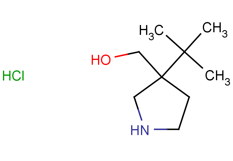 (3-tert-butylpyrrolidin-3-yl)methanol hydrochloride