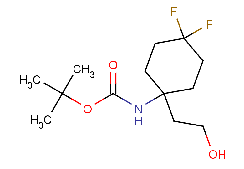 tert-butyl N-[4,4-difluoro-1-(2-hydroxyethyl)cyclohexyl]carbamate