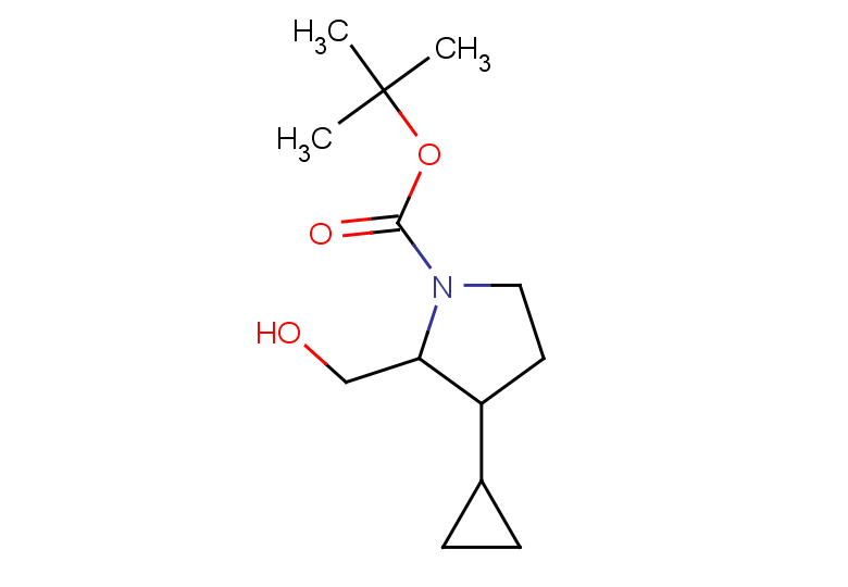 tert-butyl 3-cyclopropyl-2-(hydroxymethyl)pyrrolidine-1-carboxylate, Mixture of diastereomers