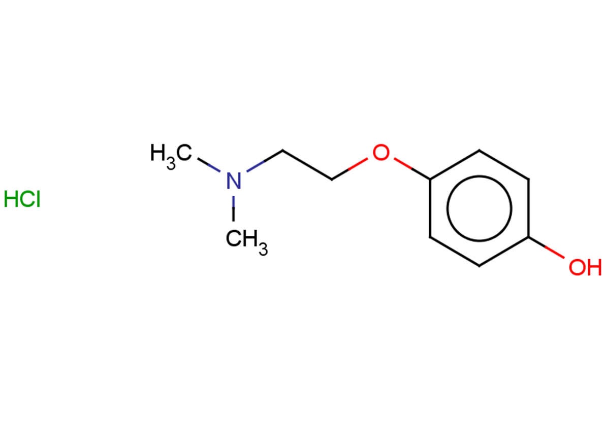 4-[2-(dimethylamino)ethoxy]phenol hydrochloride