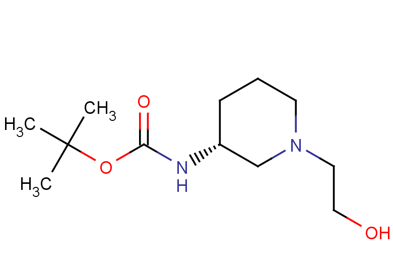 tert-butyl N-[(3R)-1-(2-hydroxyethyl)piperidin-3-yl]carbamate