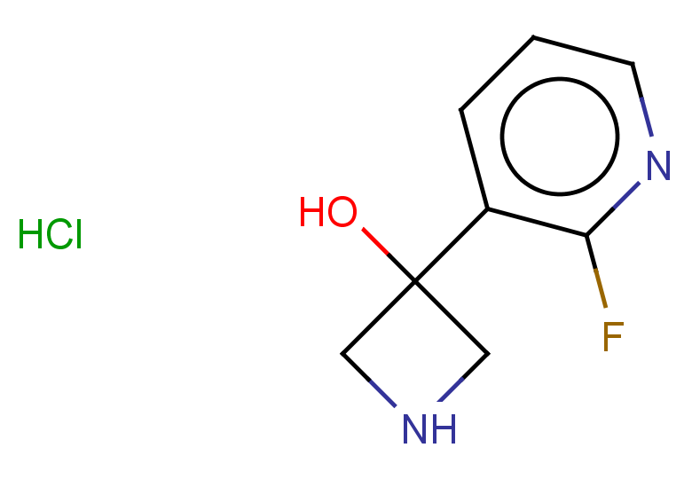 3-(2-fluoropyridin-3-yl)azetidin-3-ol hydrochloride