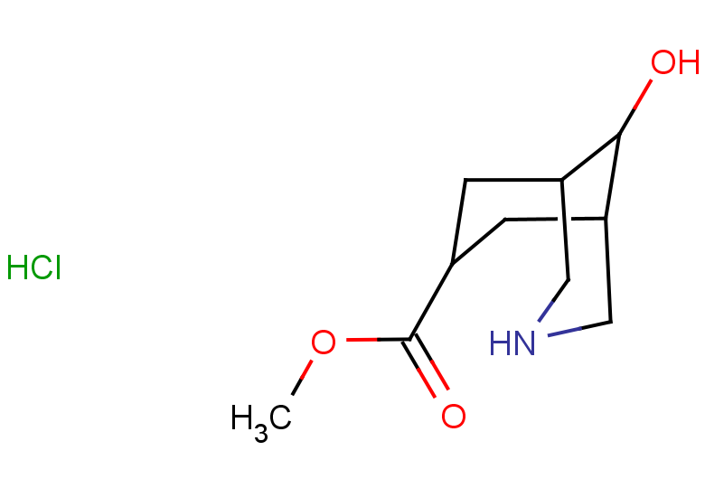 methyl 9-hydroxy-3-azabicyclo[3.3.1]nonane-7-carboxylate hydrochloride, Mixture of diastereomers