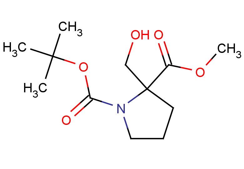 1-tert-butyl 2-methyl 2-(hydroxymethyl)pyrrolidine-1,2-dicarboxylate