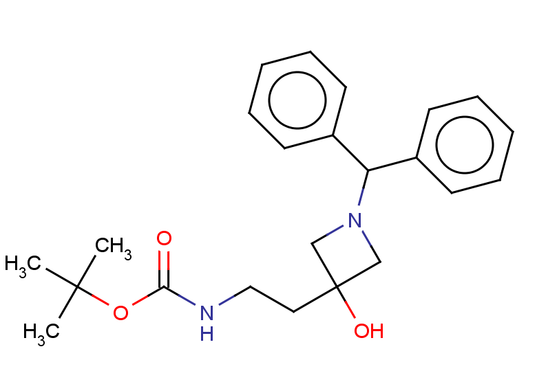 tert-butyl N-{2-[1-(diphenylmethyl)-3-hydroxyazetidin-3-yl]ethyl}carbamate