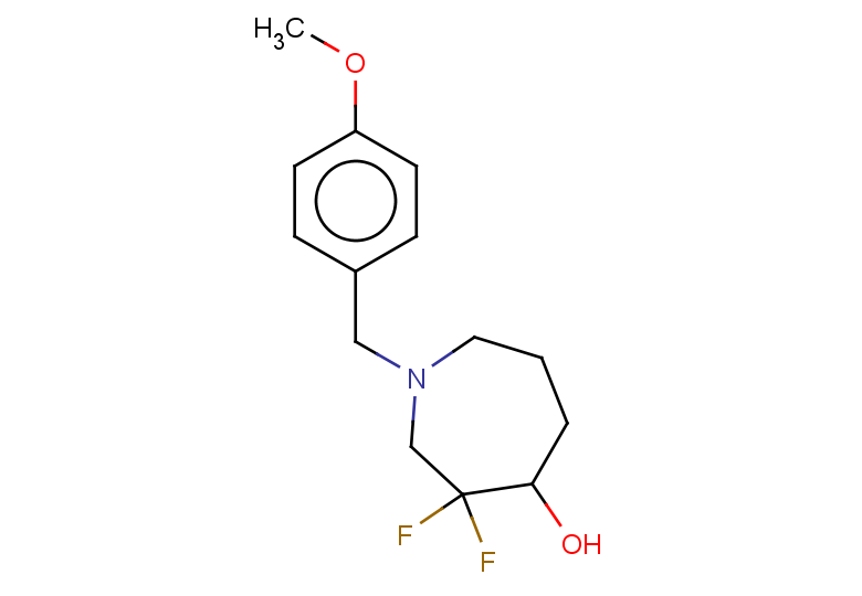 3,3-difluoro-1-[(4-methoxyphenyl)methyl]azepan-4-ol