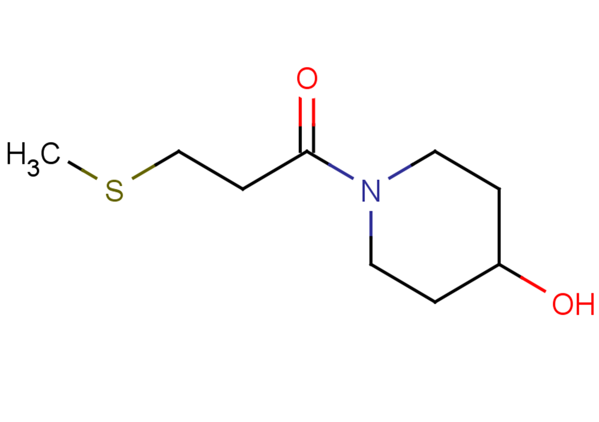 1-(4-hydroxypiperidin-1-yl)-3-(methylsulfanyl)propan-1-one
