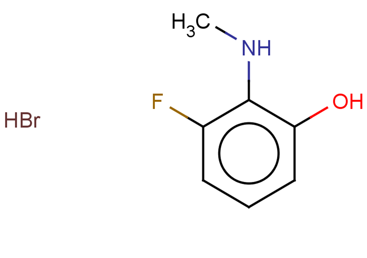 3-fluoro-2-(methylamino)phenol hydrobromide