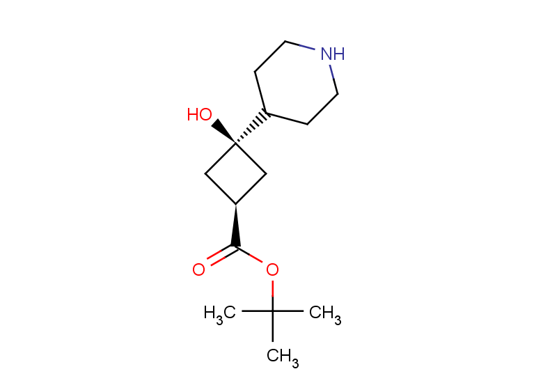 rac-tert-butyl (1s,3s)-3-hydroxy-3-(piperidin-4-yl)cyclobutane-1-carboxylate