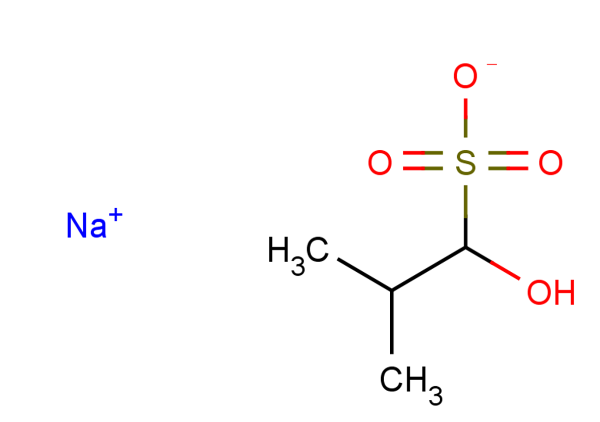 sodium 1-hydroxy-2-methylpropane-1-sulfonate