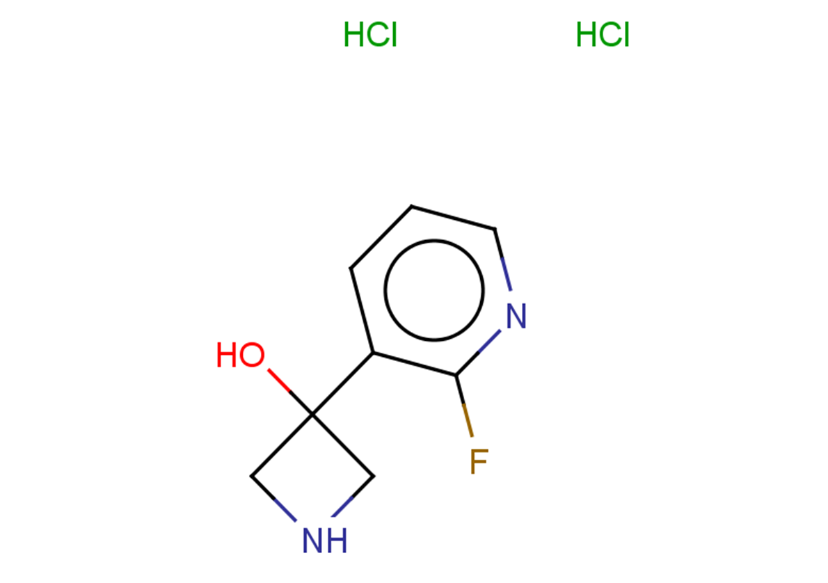 3-(2-fluoropyridin-3-yl)azetidin-3-ol dihydrochloride