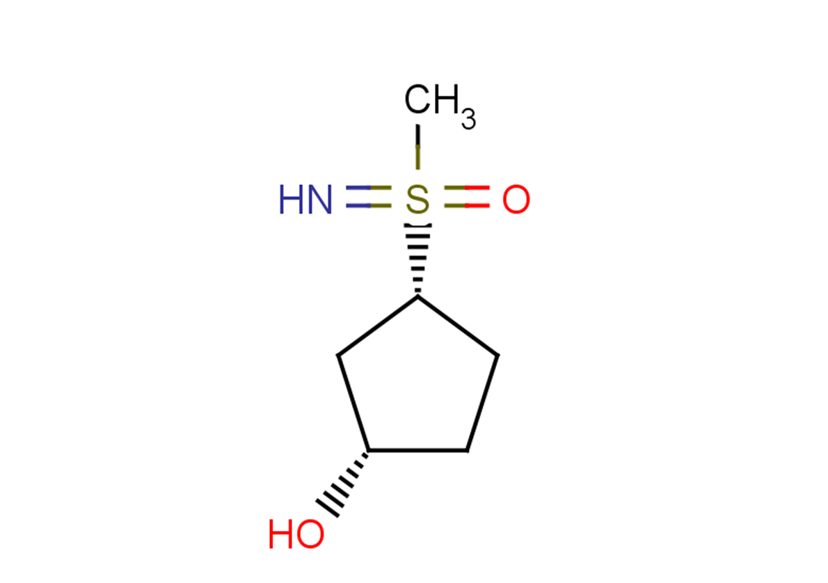rac-[(1R,3S)-3-hydroxycyclopentyl](imino)methyl-lambda6-sulfanone, cis
