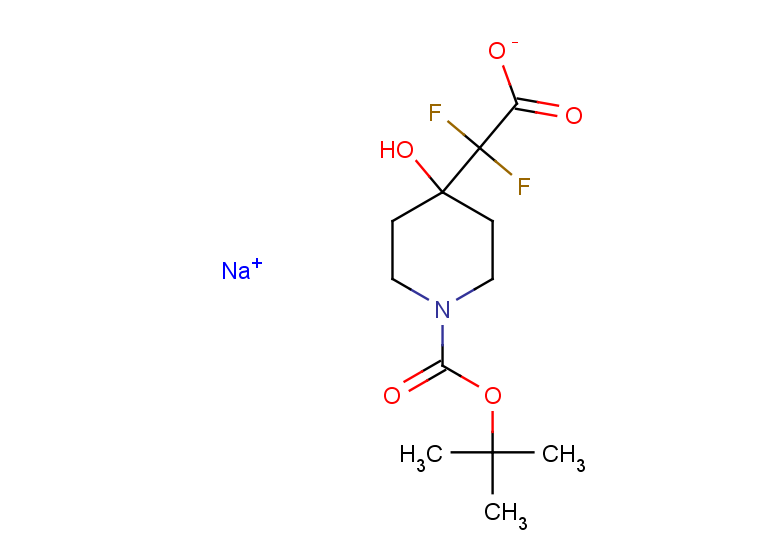 sodium 2-{1-[(tert-butoxy)carbonyl]-4-hydroxypiperidin-4-yl}-2,2-difluoroacetate