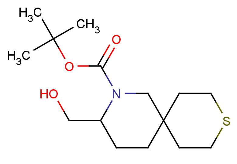tert-butyl 3-(hydroxymethyl)-9-thia-2-azaspiro[5.5]undecane-2-carboxylate