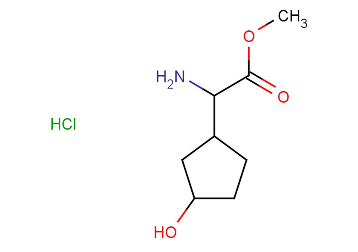methyl 2-amino-2-(3-hydroxycyclopentyl)acetate hydrochloride, Mixture of diastereomers