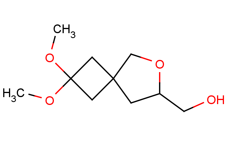 {2,2-dimethoxy-6-oxaspiro[3.4]octan-7-yl}methanol