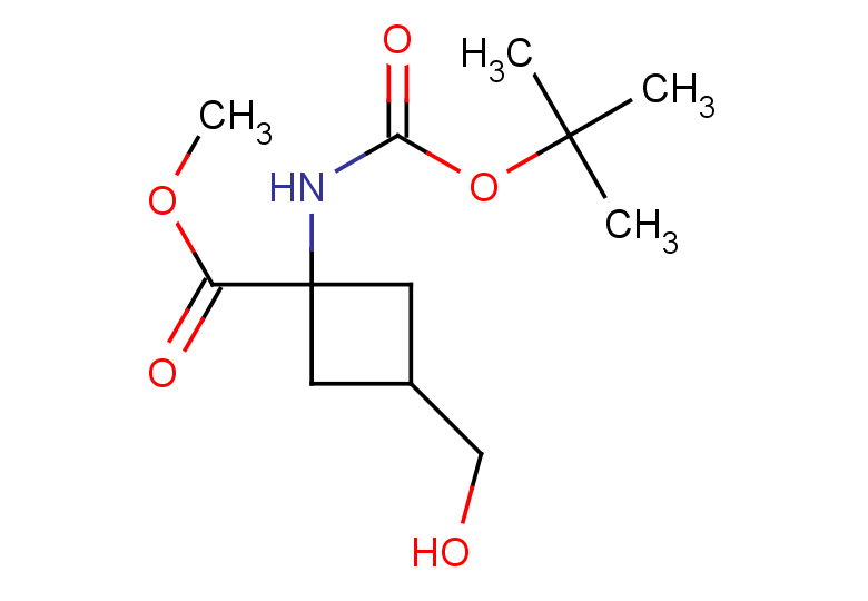 methyl 1-{[(tert-butoxy)carbonyl]amino}-3-(hydroxymethyl)cyclobutane-1-carboxylate