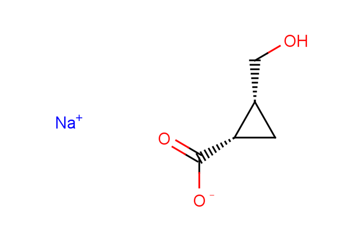 rac-sodium (1R,2S)-2-(hydroxymethyl)cyclopropane-1-carboxylate, cis
