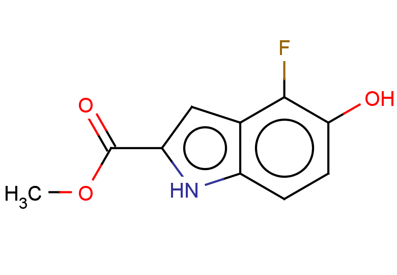 methyl 4-fluoro-5-hydroxy-1H-indole-2-carboxylate