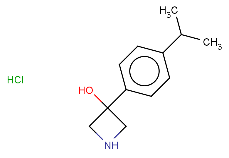 3-[4-(propan-2-yl)phenyl]azetidin-3-ol hydrochloride