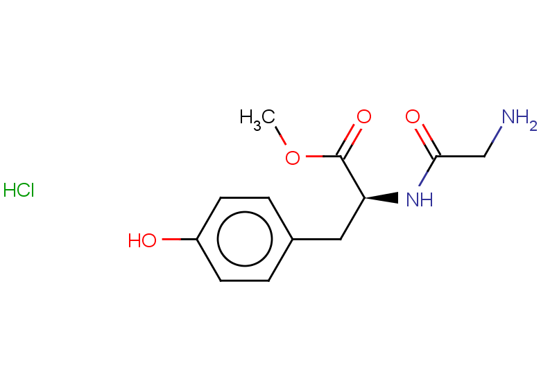 methyl (2S)-2-(2-aminoacetamido)-3-(4-hydroxyphenyl)propanoate hydrochloride