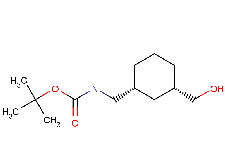 rac-tert-butyl N-{[(1R,3S)-3-(hydroxymethyl)cyclohexyl]methyl}carbamate, cis
