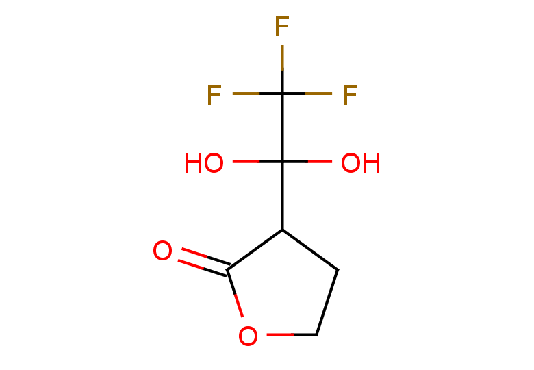 3-(2,2,2-trifluoro-1,1-dihydroxyethyl)oxolan-2-one