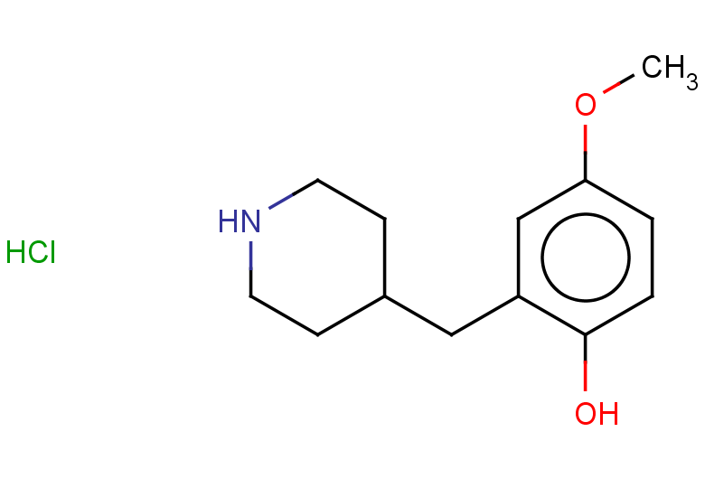 4-methoxy-2-[(piperidin-4-yl)methyl]phenol hydrochloride