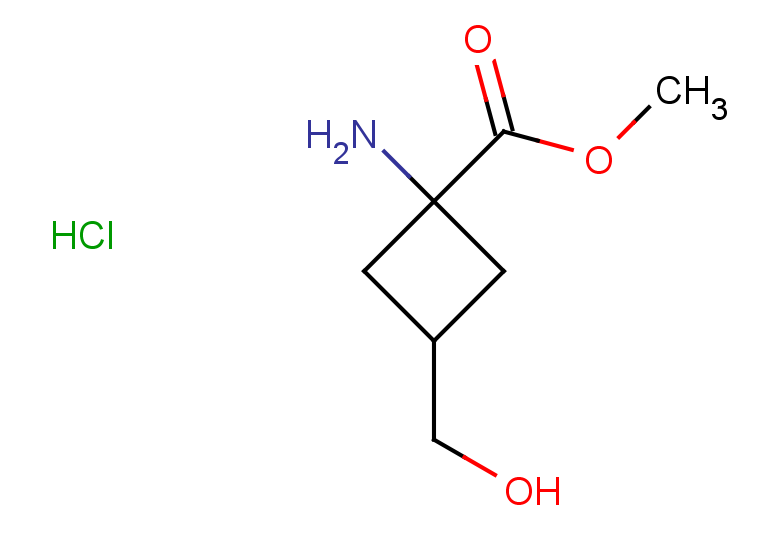 methyl 1-amino-3-(hydroxymethyl)cyclobutane-1-carboxylate hydrochloride, Mixture of diastereomers