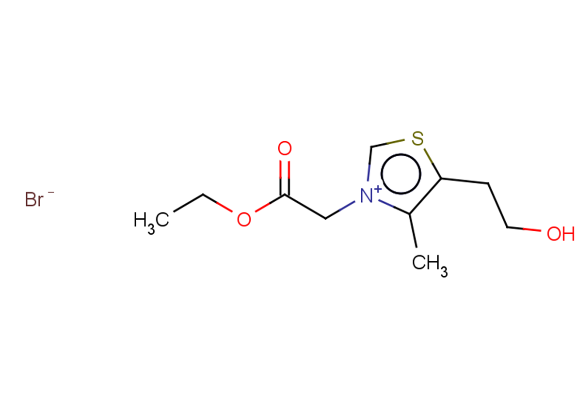 3-(2-ethoxy-2-oxoethyl)-5-(2-hydroxyethyl)-4-methyl-1,3-thiazol-3-ium bromide