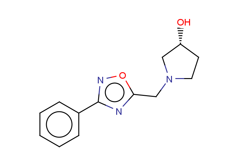 (3R)-1-[(3-phenyl-1,2,4-oxadiazol-5-yl)methyl]pyrrolidin-3-ol