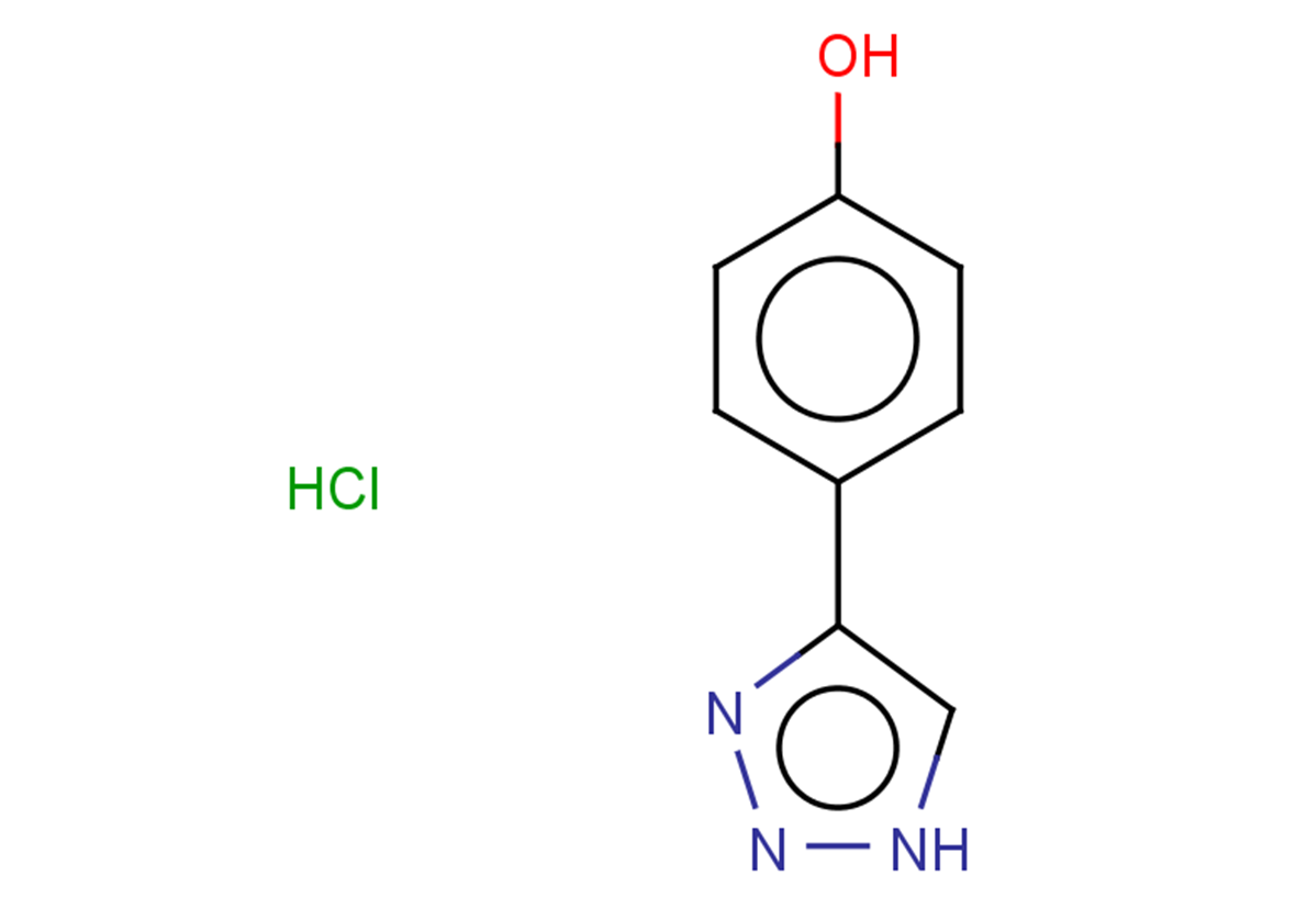 4-(1H-1,2,3-triazol-4-yl)phenol hydrochloride