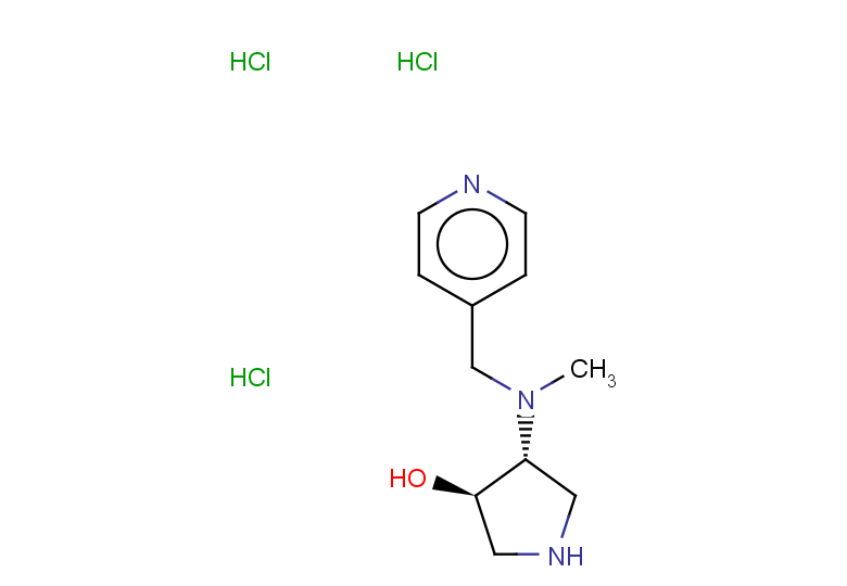 rac-(3R,4R)-4-{methyl[(pyridin-4-yl)methyl]amino}pyrrolidin-3-ol trihydrochloride, trans