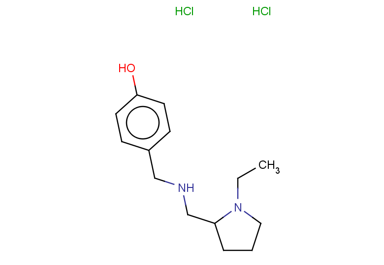 4-({[(1-ethylpyrrolidin-2-yl)methyl]amino}methyl)phenol dihydrochloride