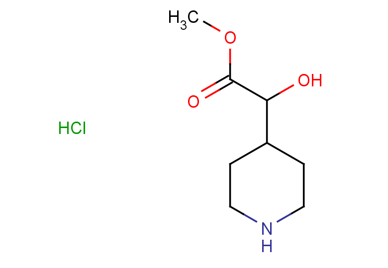 methyl 2-hydroxy-2-(piperidin-4-yl)acetate hydrochloride