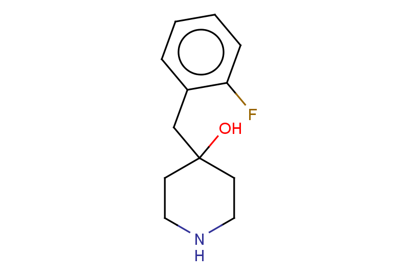 4-[(2-fluorophenyl)methyl]piperidin-4-ol