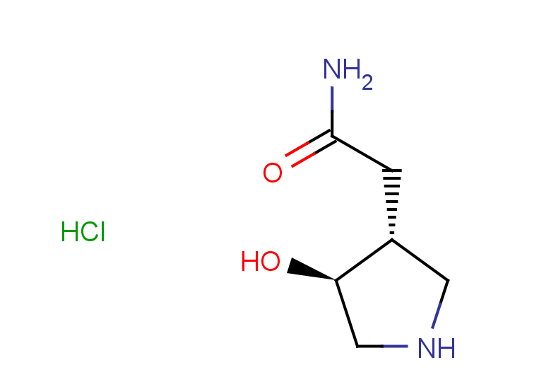 rac-2-[(3R,4S)-4-hydroxypyrrolidin-3-yl]acetamide hydrochloride, trans