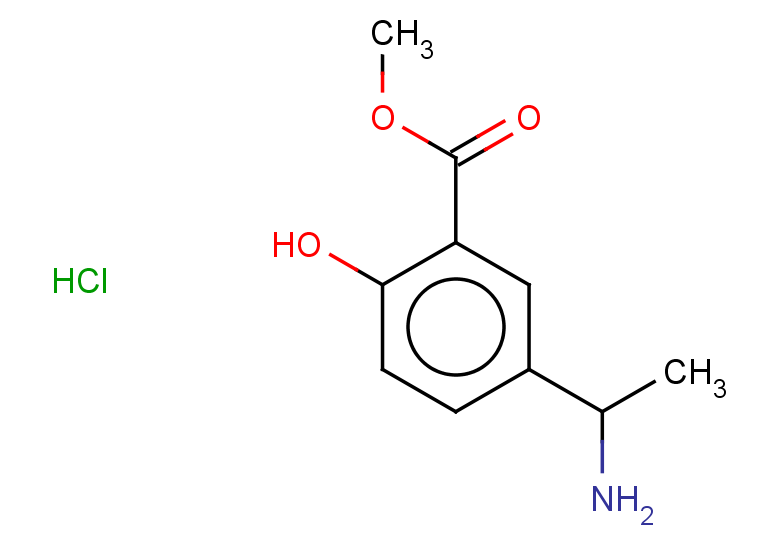 methyl 5-(1-aminoethyl)-2-hydroxybenzoate hydrochloride