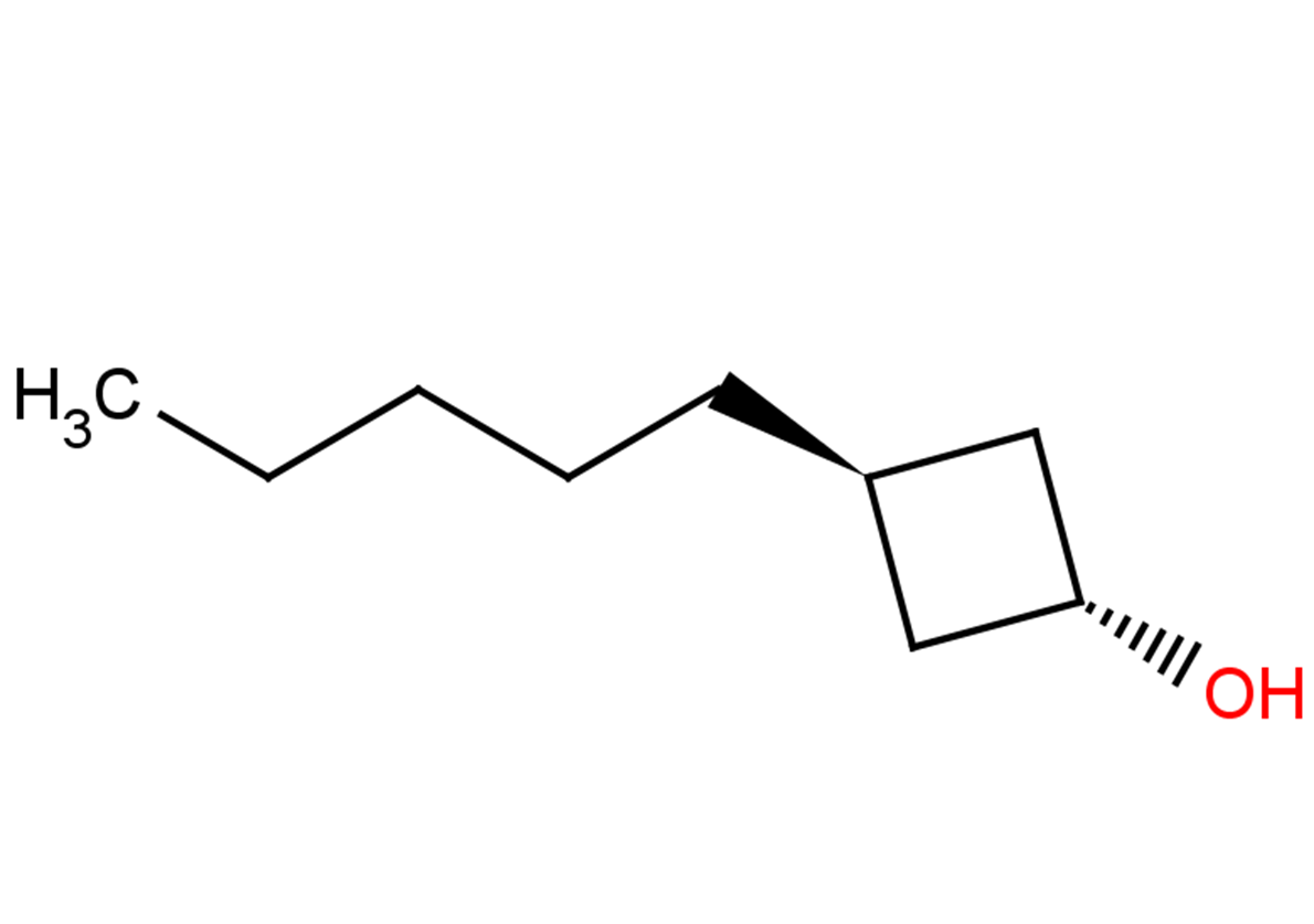 rac-(1s,3r)-3-pentylcyclobutan-1-ol, trans